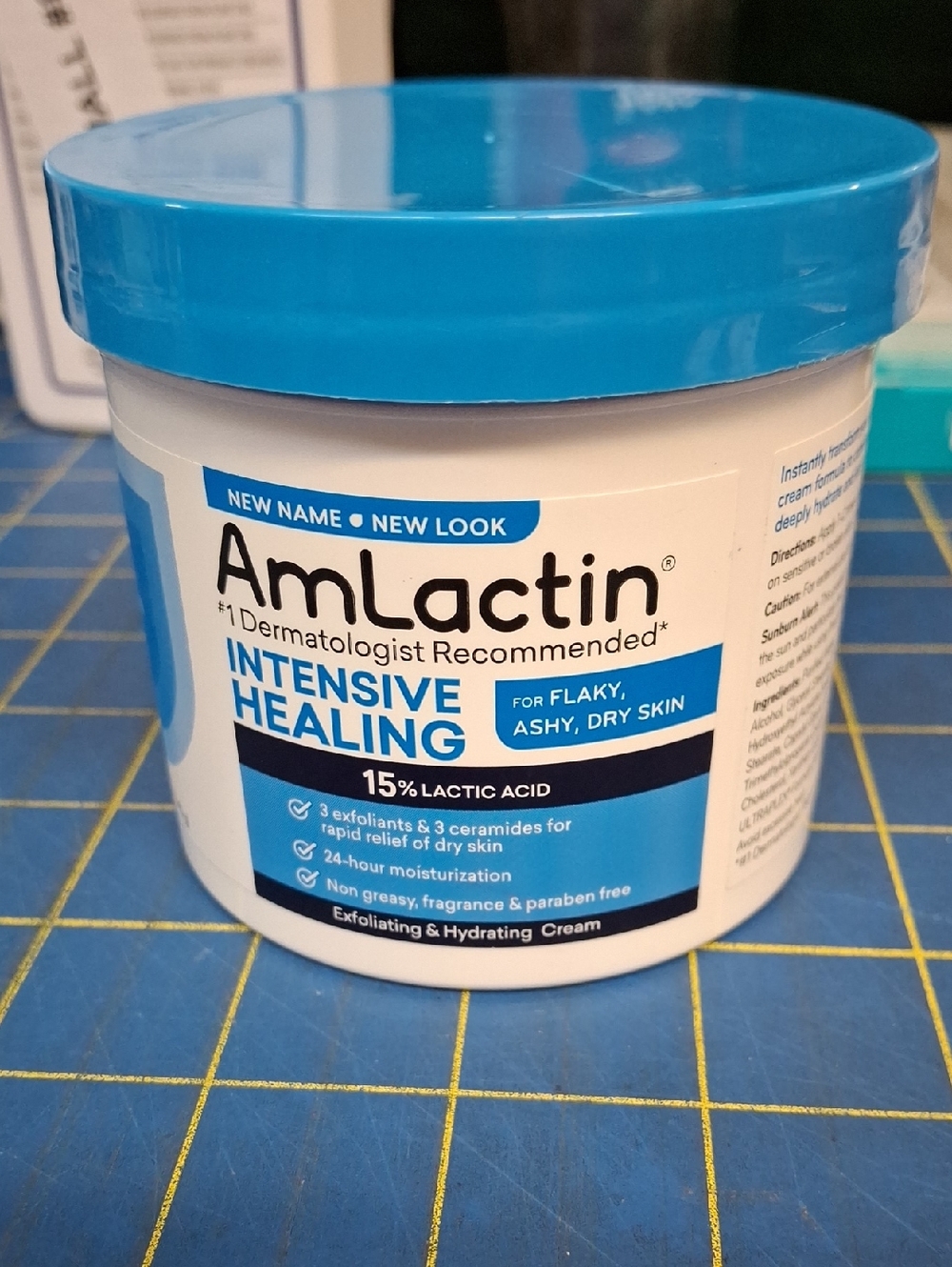 AmLactin Intensive Healing Exfoliating & Hydrating Cream Jar New Sealed 340g